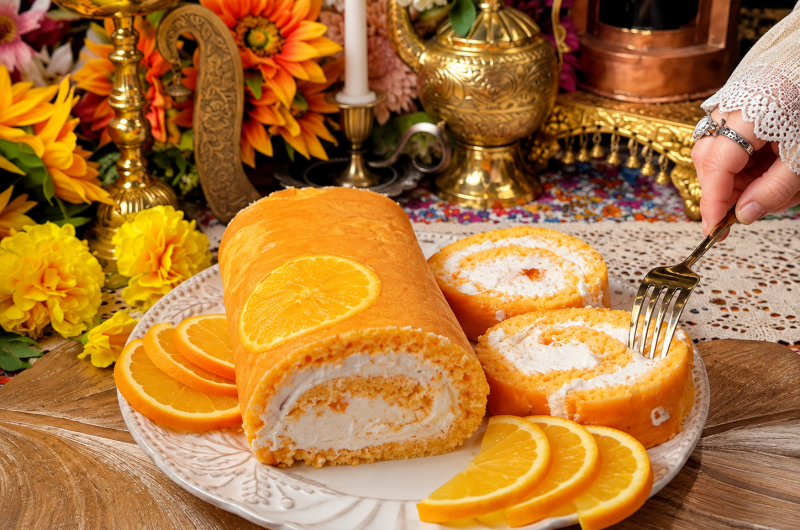 সুইস রোল কেক রেসিপি